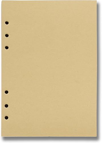Miniatura 1 de Recambios de Ancicraft insertos de papel 6agujeros para hojas sueltas Binder diario cuaderno, Blank craft paper