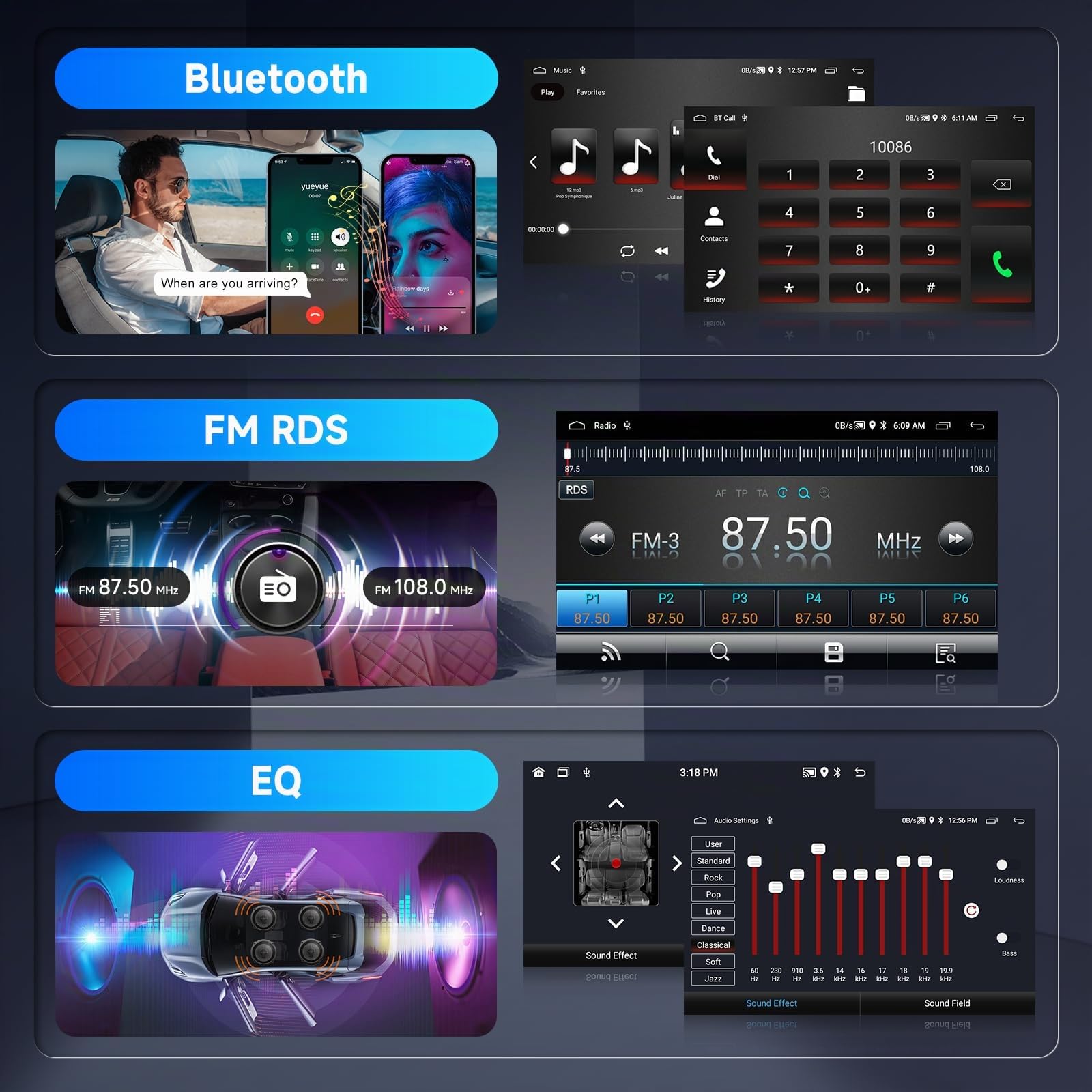 Hodozzy Carplay Radio Coche para Opel Astra Antara Vectra Corsa Zafira Meriva Vivaro Combo,7 Pulgada Touchscreen con/Mirror Link WiFi/GPS/RDS/FM/Bluetooth/USB+Camara Marcha Atras,Negro,2G+64G