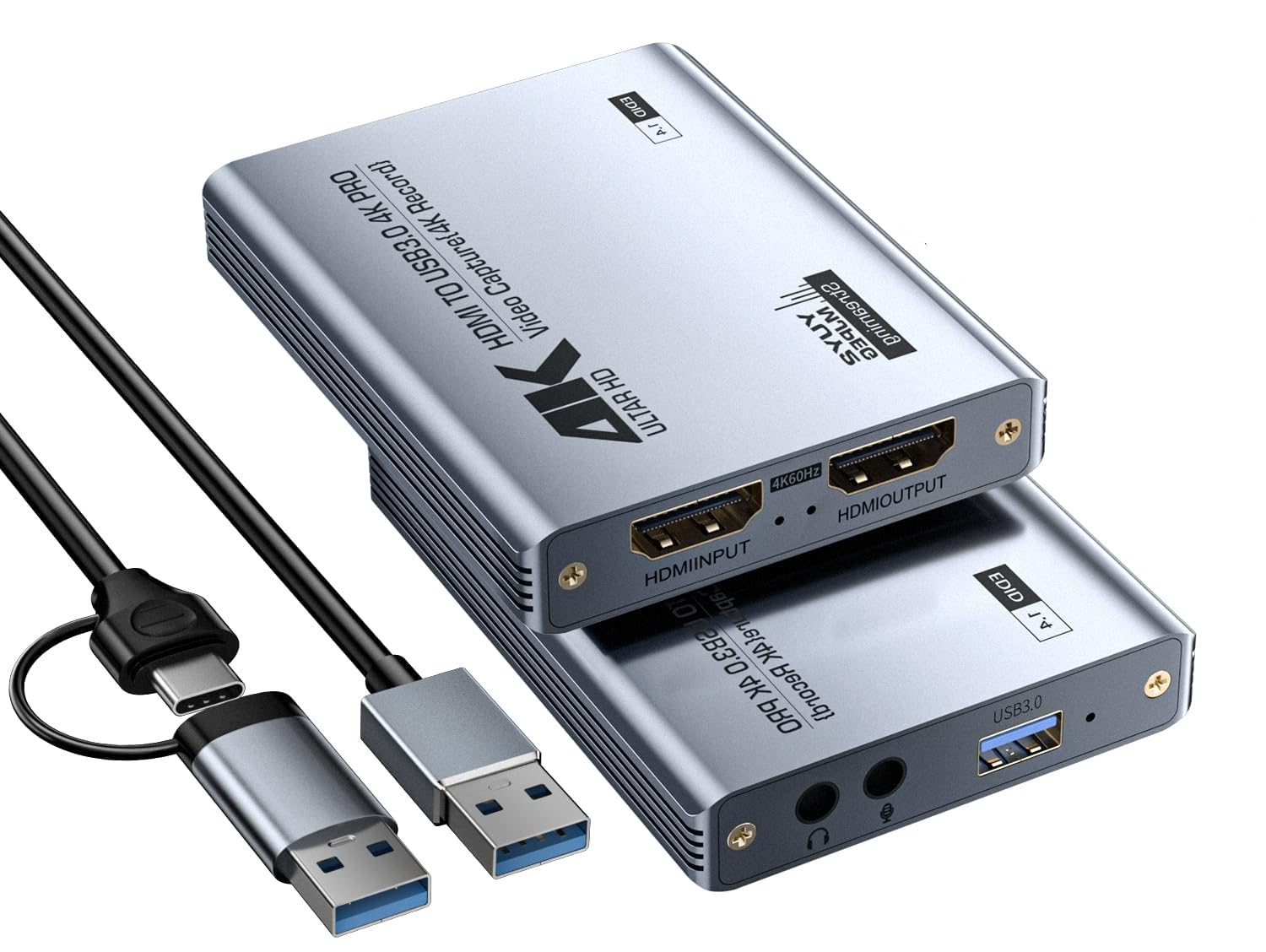MICROWARE HDMI to USB 3.0 Capture Card, 4K Video Capture Adapter 1080P 60FPS Compatible with PS5, Switch, Laptop & Desktop PC for Live Streaming and Recording-image-33