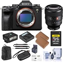 Sony Alpha 1 Mirrorless Camera, Bundle with FE 50mm f/1.2 G Master Lens, 160GB CFexpress Type A Memory Card, Backpack, iM30 Mini Flash, 2x Extra Battery, Dual Smart Charger, 2x Smart Charger Plate, 72