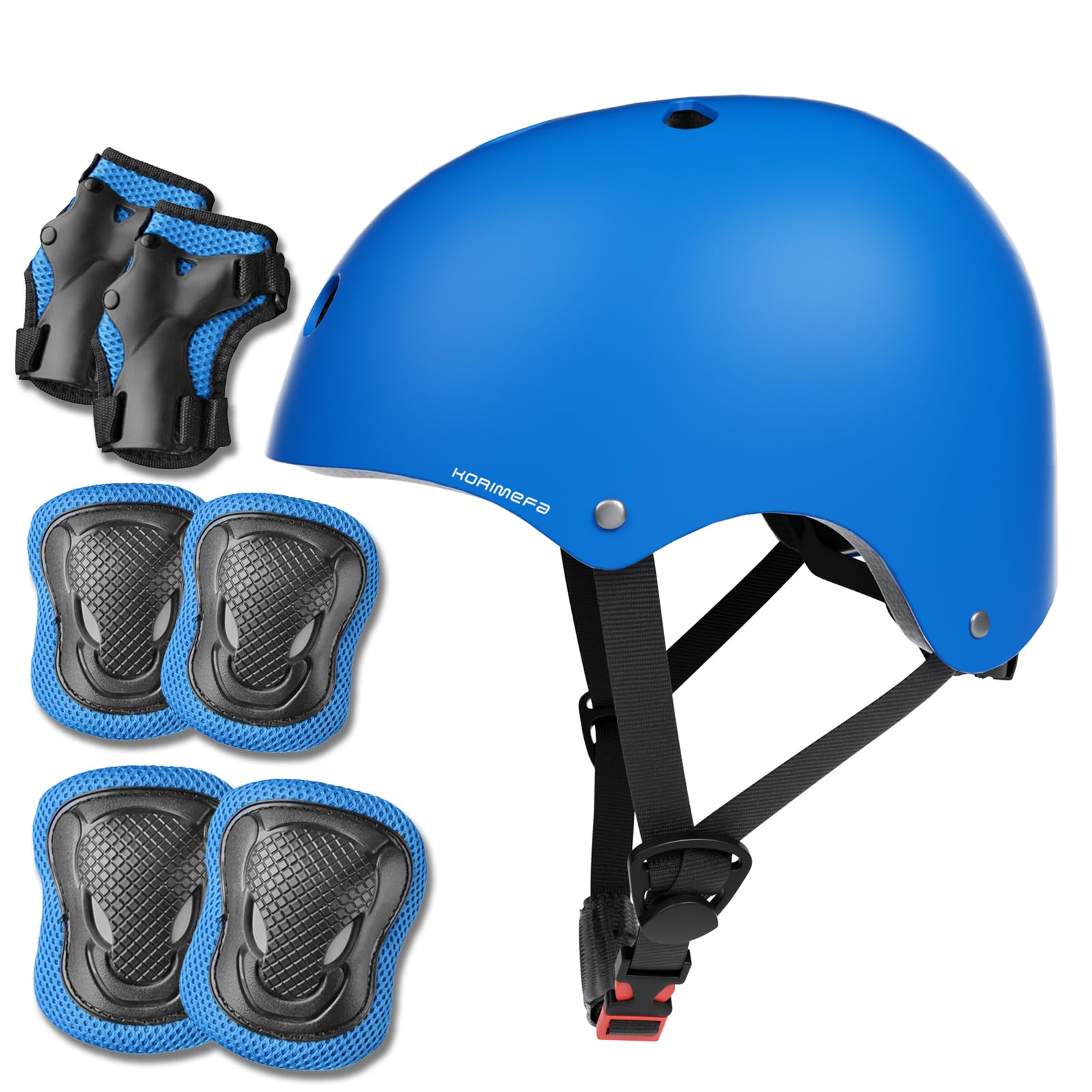 KORIMEFA Toddler Kids Helmet for Bike Scooter Skateboard Roller BMX Bicycle 2-13 Years Boy Girl, Impact-Resistant/Lightweight/Breathable/Adjustable, 46-58cm — image 1