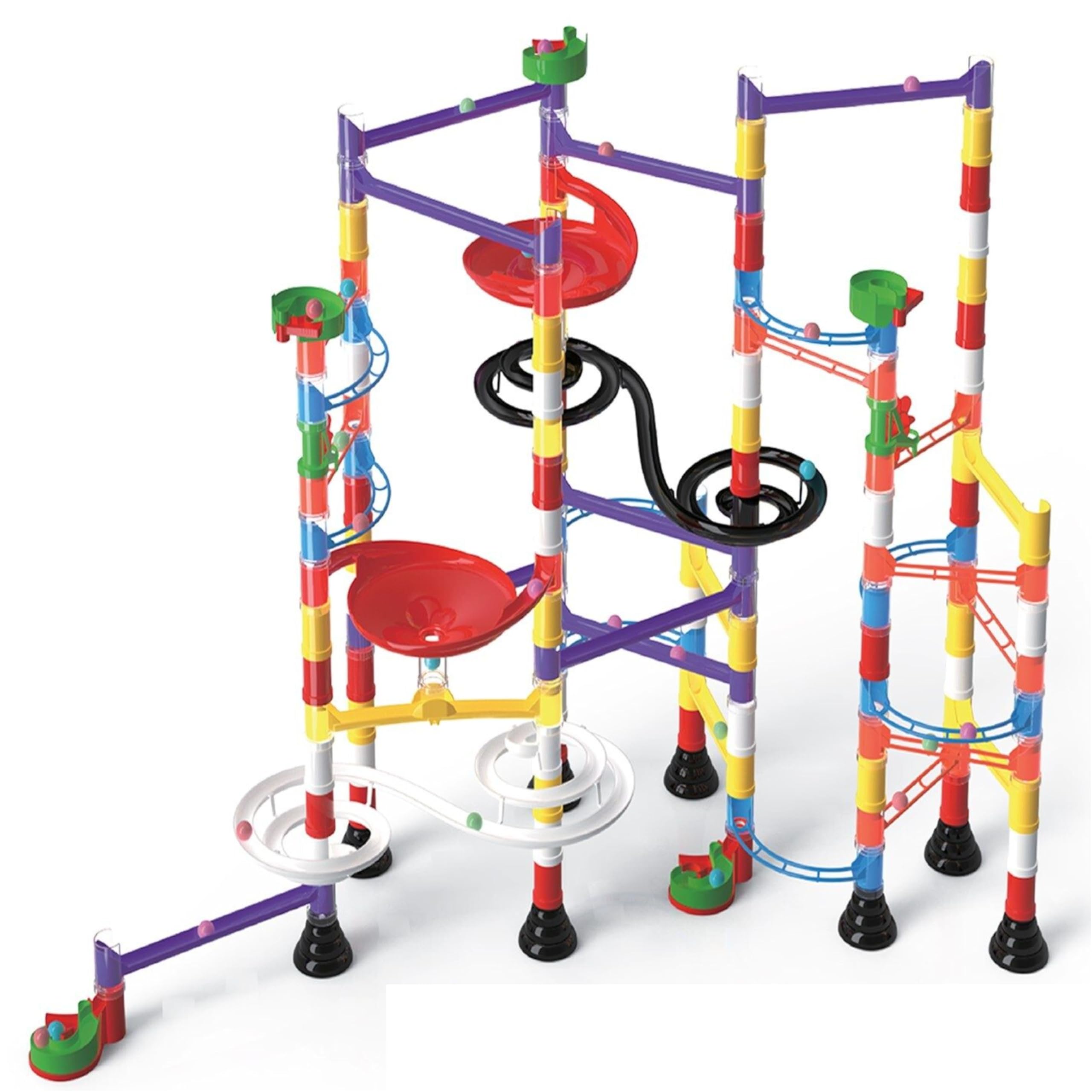 Photo 1 of 230PC Huge Marble Run for Kids Ages 4-8, Great Marble Runs for Kids 8-12, Marble Maze, Marble Run Set, Marble Track, Marble Games, Marble Toy, Marble Race Track, Marble Games for Kids