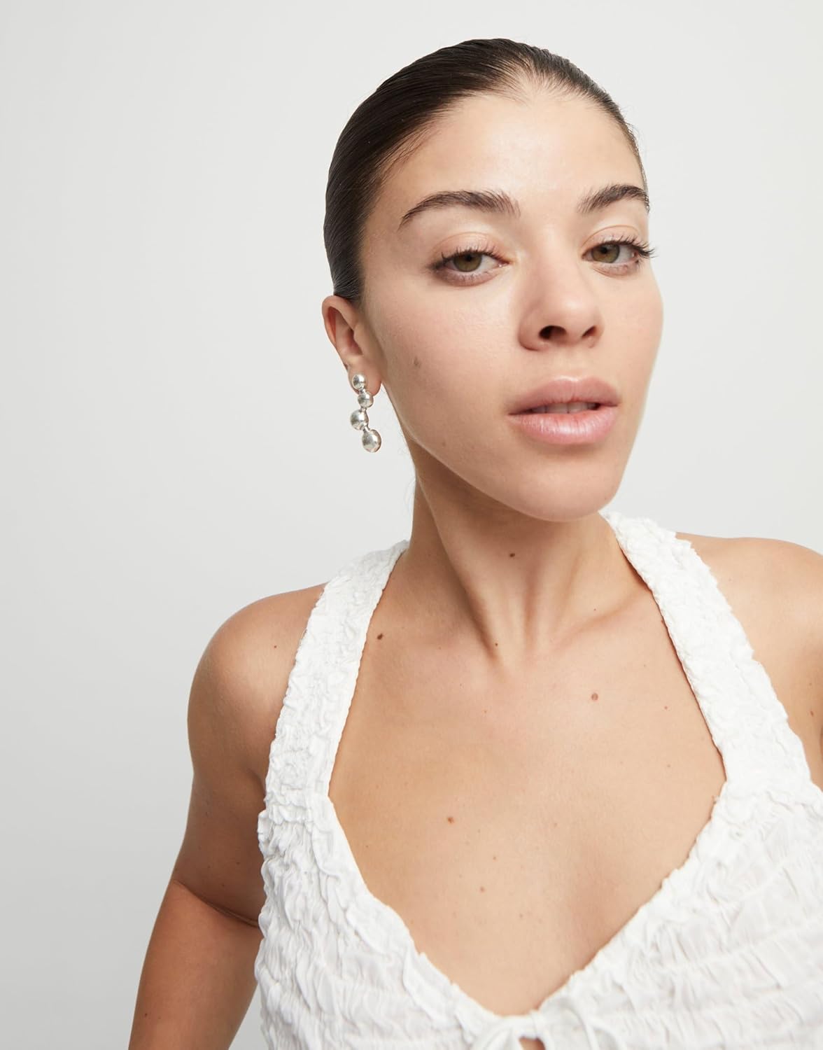 UNOde50 Bubble Drop Earrings, 4-Bead Design, SER INTREPIDA Collection