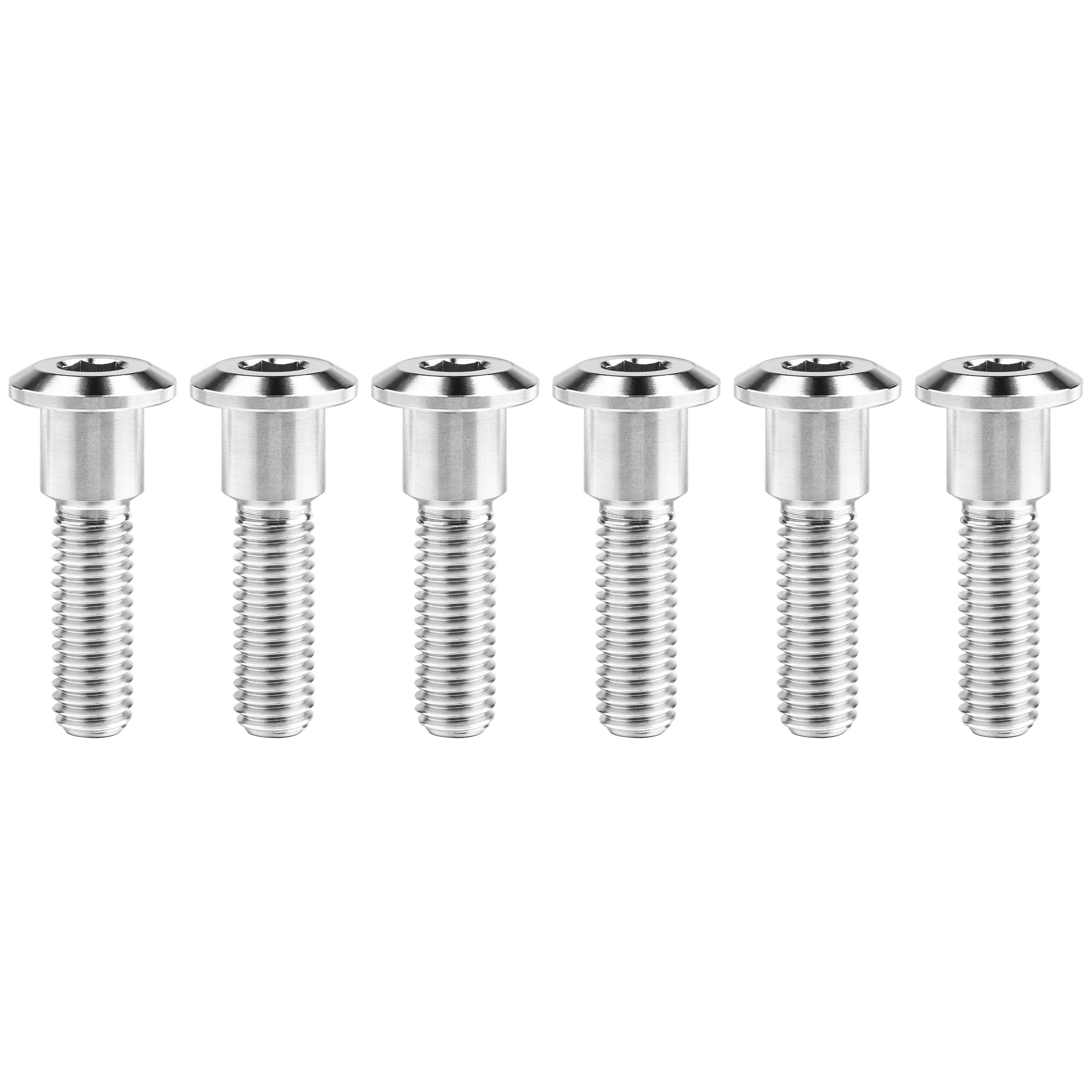 Titanium Bolt M8 Hexagon Socket Screw Titanium, M8x35mm Pack of 6
