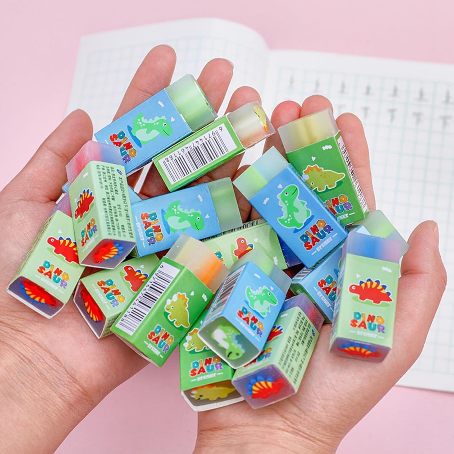 50 Pcs Eraser Bulk Classroom Office Fun Kawaii Erasers for Party Favors Stocking Fillers Daily Prizes Gift Filling Stocking Fillers Easter Egg Stuffers