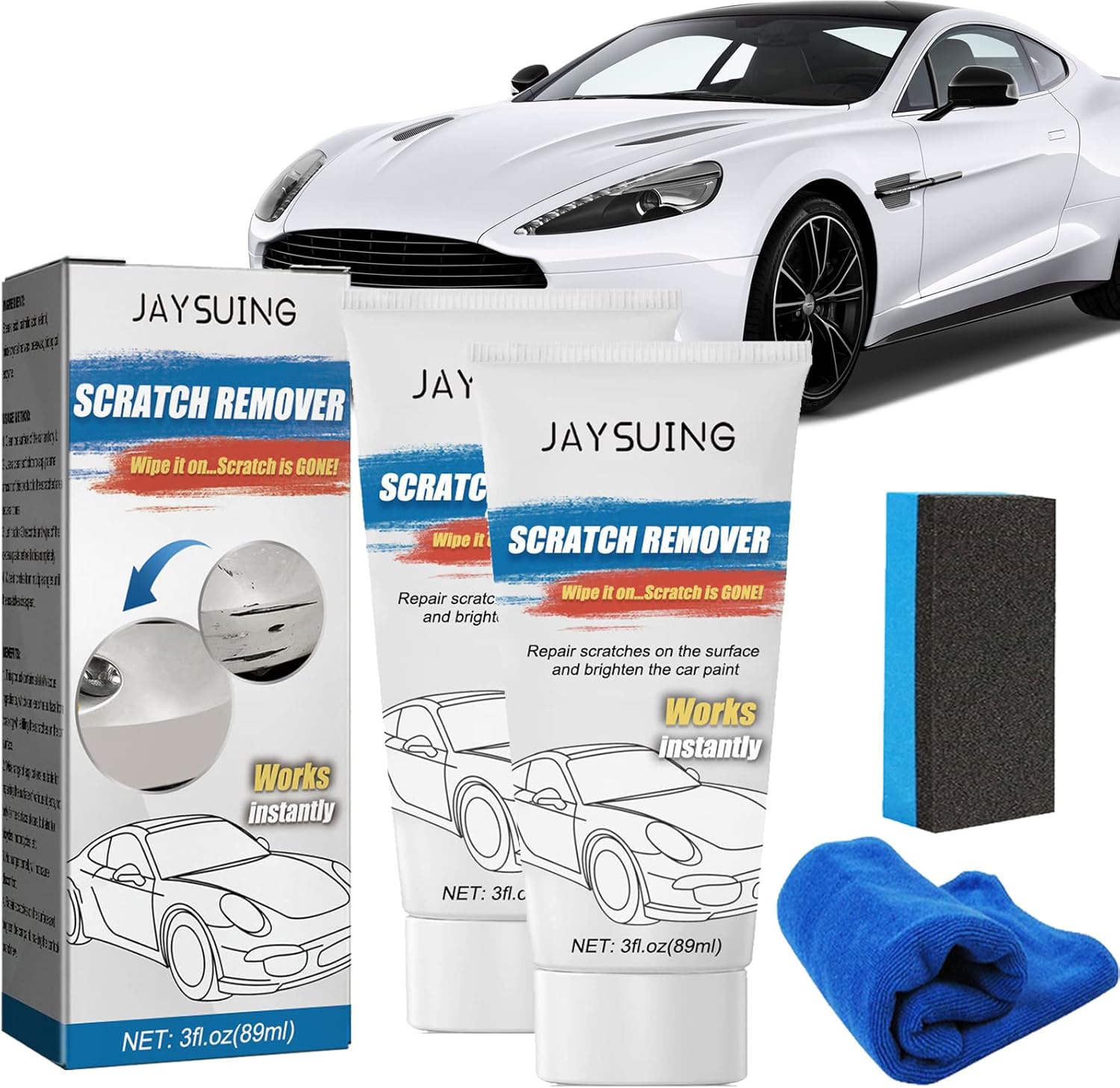 Scratch Remover for Vehicles, Car Scratch Remover for Deep