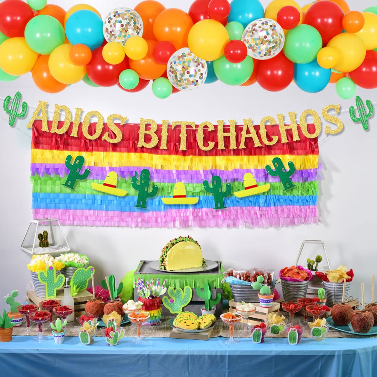 Collectible Mini Helmet JeVenis Adios Party Decorations - Mexican Fiesta  Retirement Farewell Graduation Divorce Party Supplies Taco Balloons, image size:1200x1200