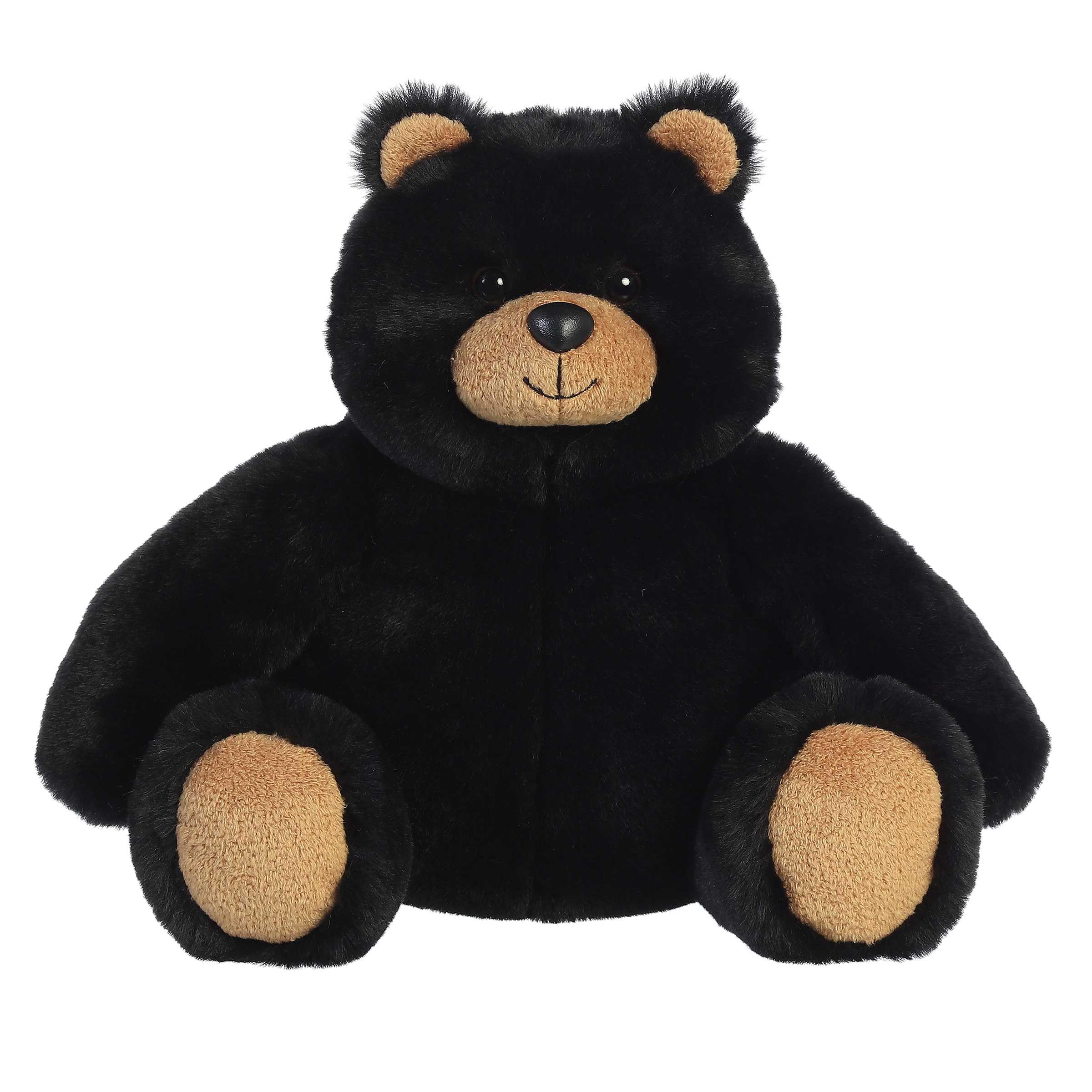 Amazon.com: Aurora® Snuggly Bronson Black Bear™ Stuffed Animal