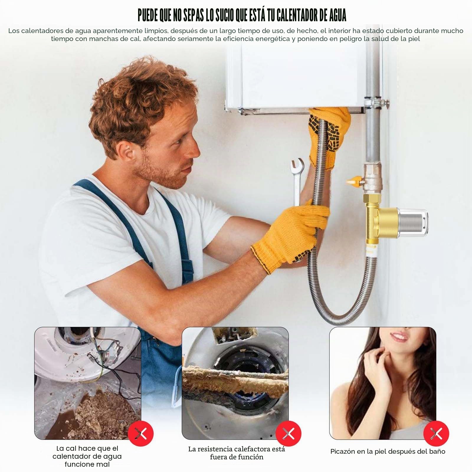 Filtro de agua de 1/2 pulgadas con elemento de acero inoxidable 304 de 40 μm, malla en línea, bomba de agua, latón para tuberías de baño