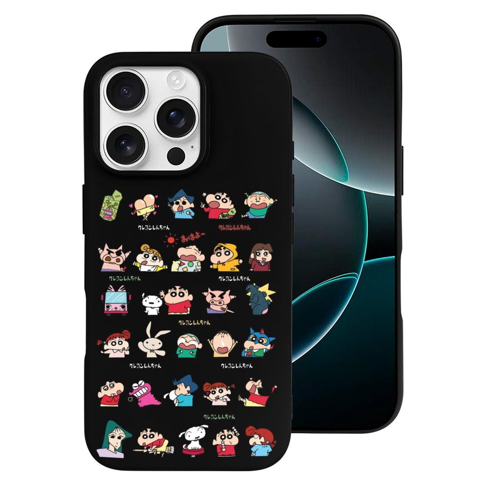 iPhone スマホケース　しーちゃんコラボケース16Pro Amazon.co.jp: iPhone 16 Pro ケース クレヨンしんちゃん スマホケース