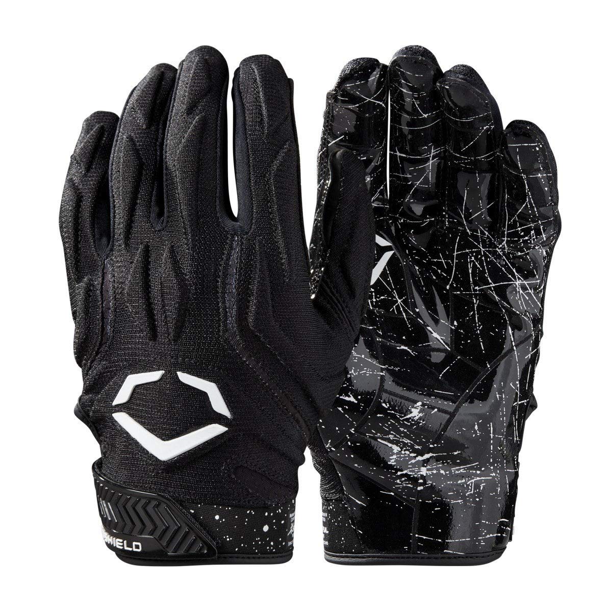 WILSON Football Handschuhe EvoShieldd Stunt Top-Padded Youth (YL)