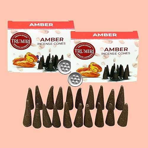 Miniatura 7 de Conos de incienso ámbar  Total de 20 conos de incienso  Paquete doble de 10 conos de insencia  Conos de incienso perfumados  Aromas de incienso