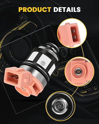 Miniatura 5 de Inyector de combustible, OCPTY 1 pieza de inyectores de combustible de 1 agujero, parte del motor compatible con Mercury Villager 1993-1995, Nissan