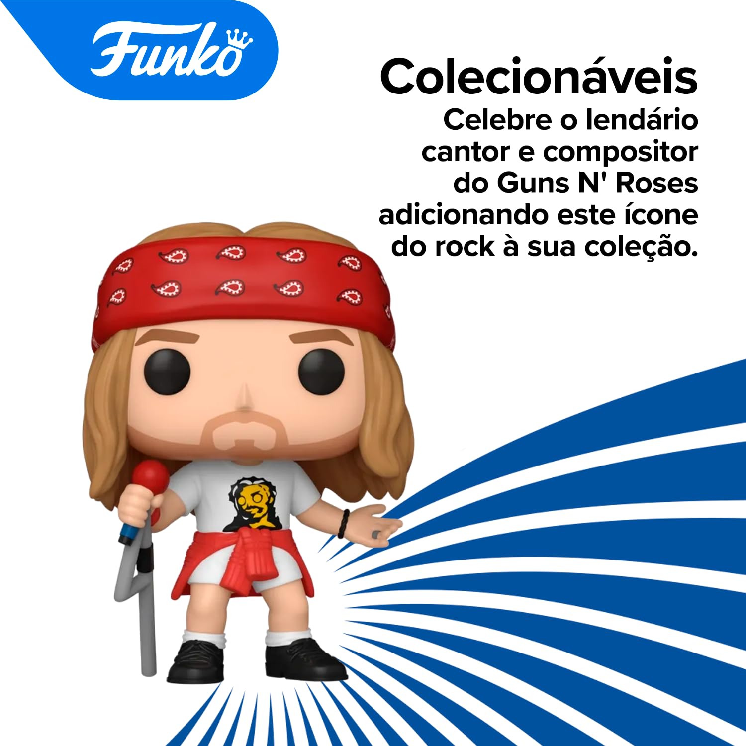 Boneco Funko POP! Rocks - Guns N' Roses - Axl Rose : Amazon.com.br