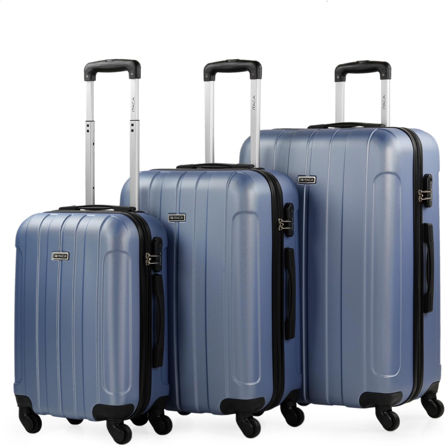 ITACA Signature 771100B reiskoffer, set met 4 wielen, set reiskoffers