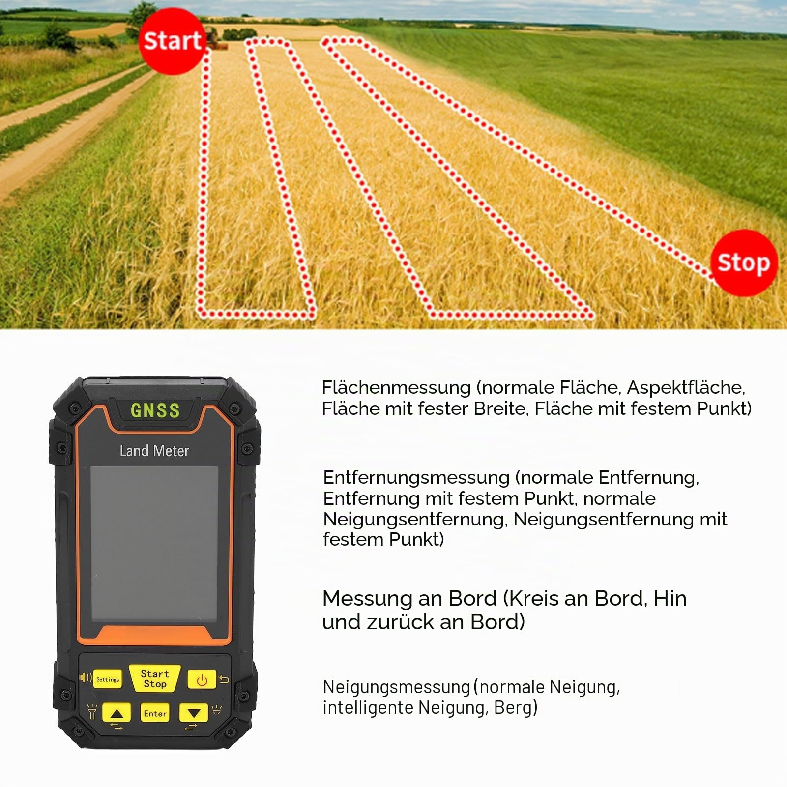 Handheld GPS GNSS Empfänger Outdoor Navigation Wanderung Jagd Vermessung wasserdicht Satellitenkommunikation
