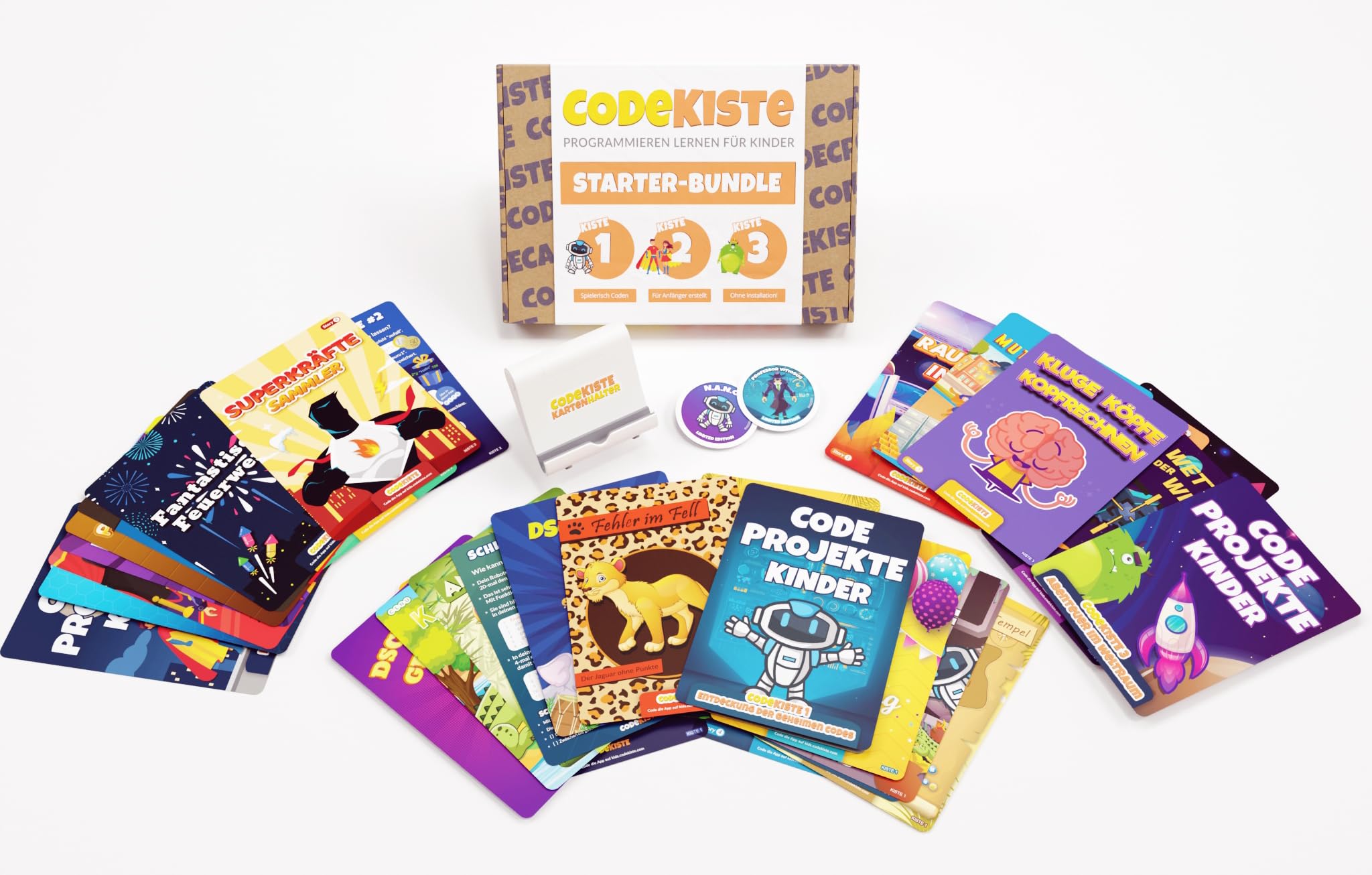 Starter-Bundle (Kiste Nr. 1 bis 3) - Programmieren Lernen für Kinder
