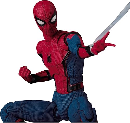Miniatura 6 de Medicom MAFEX Spider-Man (Homecoming Ver.) Figura de acción de ABS y ATBC-PVC