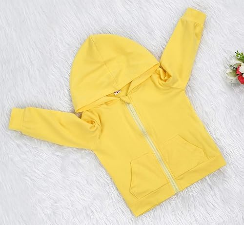 Miniatura 5 de Imcute Sudadera con capucha y cremallera para bebé, unisex, inflante, manga larga, chaqueta ligera, abrigos con capucha, trajes de otoño e invierno
