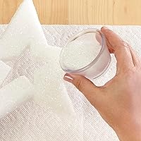 Vista 4 de FloraCraft Diamond Dust Glitter - Cristal transparente de 3 onzas