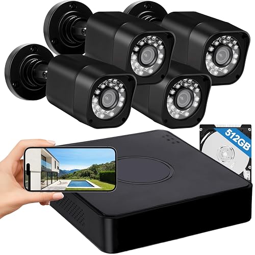 4CH Wired Security Camera System AIWIXEN product photo (Security Camera Systems) — ScooterReviewPro review