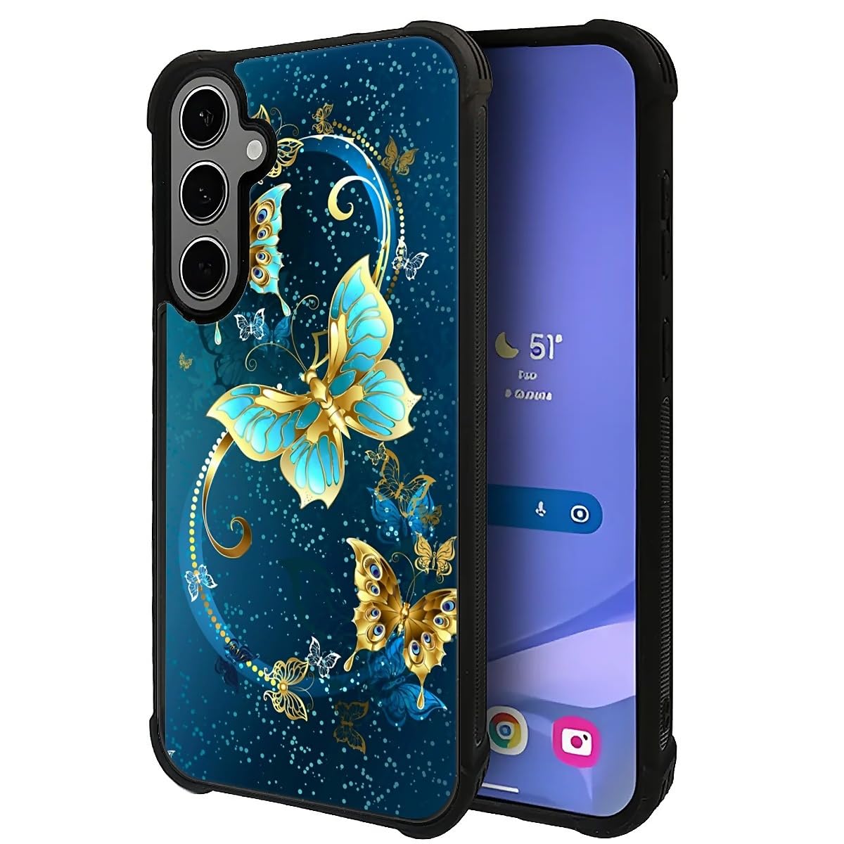 ZHEGAILIAN for Samsung Galaxy S25 Plus Case, Military-Grade Protection, All-Around Shockproof Corners, Anti-Scratch Phone Case for Samsung Galaxy S25