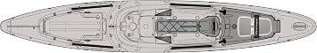 Wilderness Systems Silent Traction Pad Kit - Custom Fit - Rubberized Kayak Traction Kits