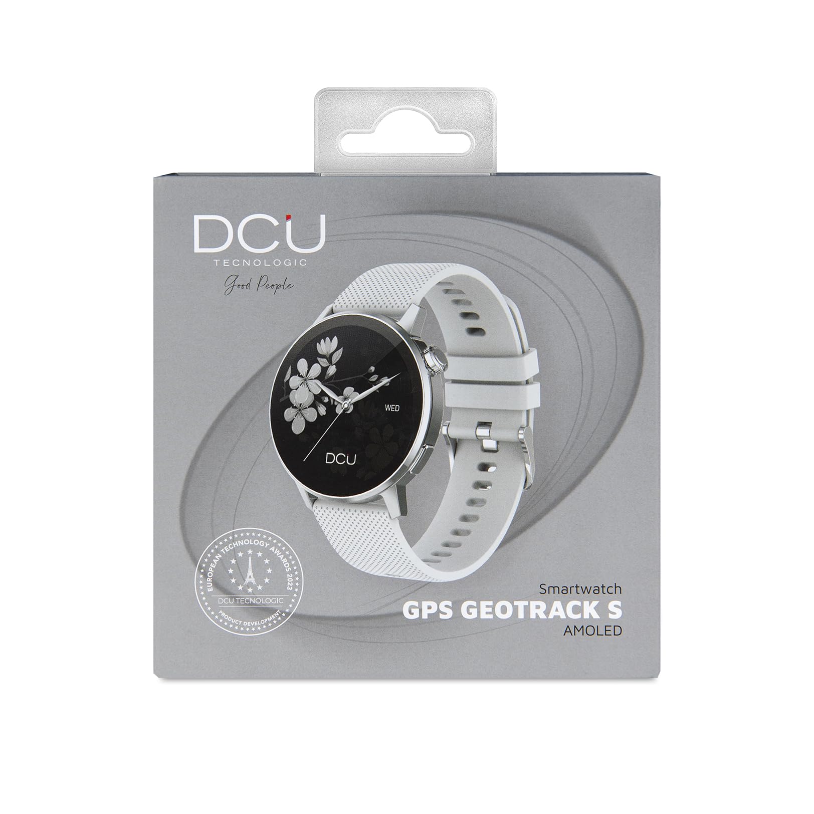 DCU TECNOLOGIC Smartwatch para Mujer con GPS Integrado y Llamadas Bluetooth – Pantalla AMOLED 1,32" | Asistente de Voz | Más de 130 Modos Deportivos | Altímetro, Barómetro y brújula Integrados