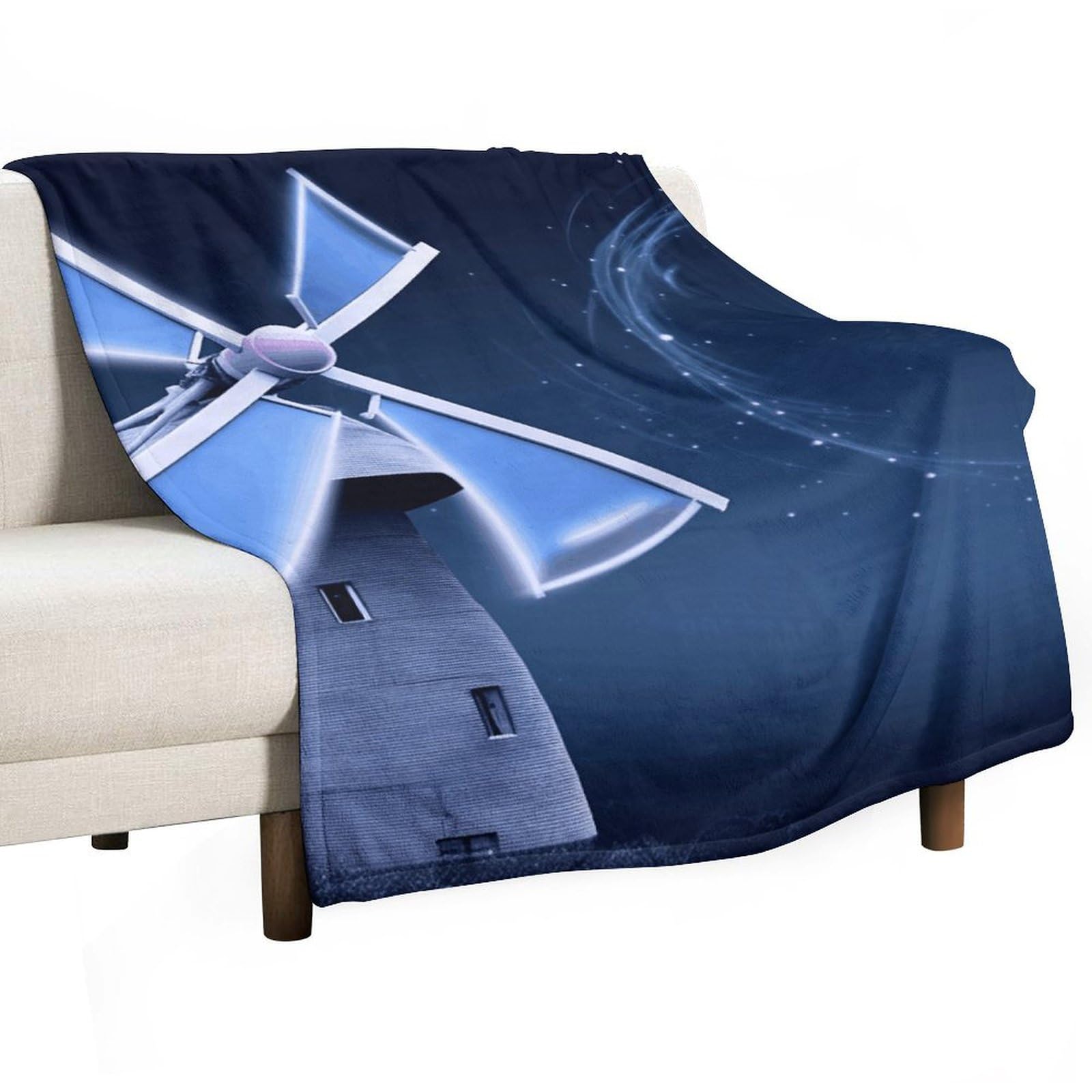 Grande couverture polaire douce pour cocooning sur le canapé ou lit en toutes saisons