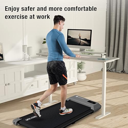 Miniatura 7 de DeerRun Walking Pad, Under Desk Treadmill 2 in1, Mini Treadmill with Remote Control, Walking Pad Treadmill Under Desk, Treadmills for Home Office
