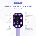 IGLOO GLOW RootVibe LED Hair Growth Comb, Red & Blue Light Therapy Scalp Massager for Hair Fall Control, Anti Dandruff Scalp Care, Oil Serum Applicator, Vibration Head Massage Device for Men & Women gallery image