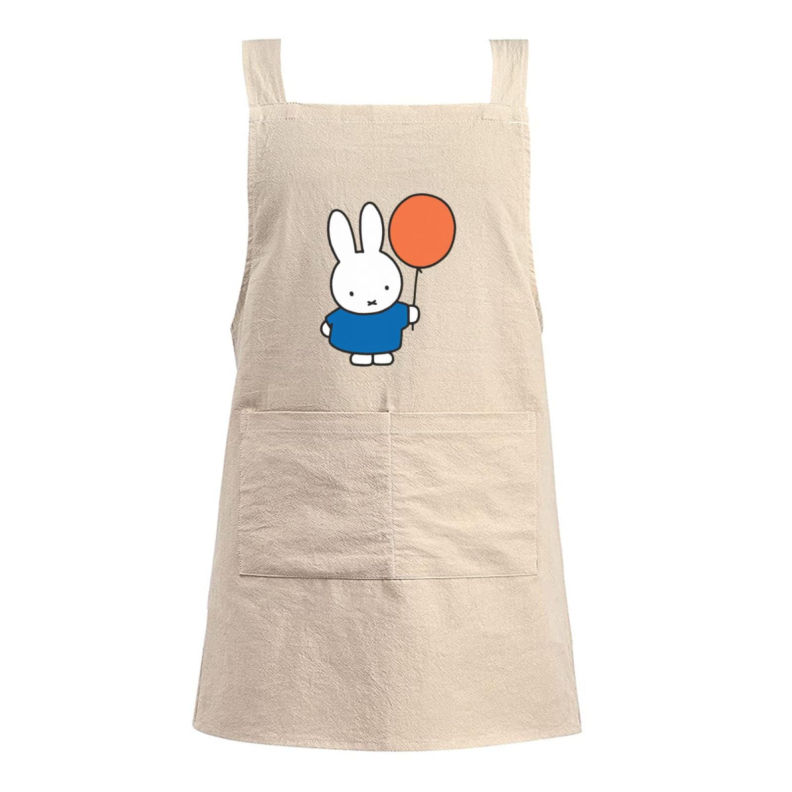 Amazon｜子供用エプロン ミッフィー キッズエプロン カフェエプロン