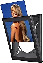 Show & Listen for Vinyl Records – Wall-Mount Flip Frame for 12" LPs – Lightweight Black Frame Acrylic Window – Fits Double & Triple LPs – Quick-Access Hinge – Easy to Install
