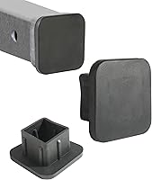 UBOG 2-Inch Silicone Trailer Hitch Cover - Durable Black Receiver Tube Plug for Cars, Trucks, ATVs & Trailers