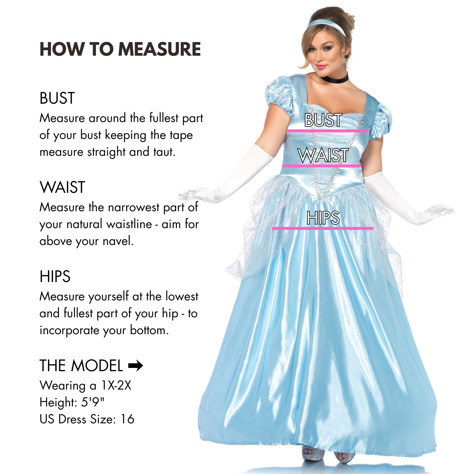Leg Avenue Plus Classic Cinderella Costume