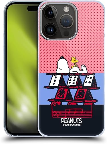 Miniatura 259 de Head Case Designs Carcasa rígida con licencia oficial de Peanuts Snoopy Pirate Halfs and Laughs compatible con Apple iPhone 15 Snoopy Pirata,Charlie