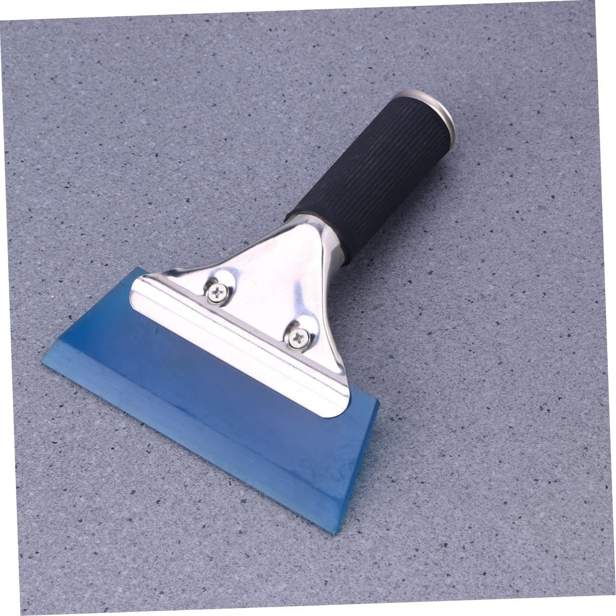 MAGICLULU Cowhells Window Squeegee for Glass Mirrors and Car Windshields Non-Slip Handle Durable Removal Blue