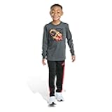 Boys 2-piece Long Sleeve Sport Graphic Tee & Pant Set