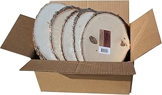Basswood Plaque (Round/Oval) Bulk Quantity Value Box (Medium (7-9 inch Diameter) Pack of 10)