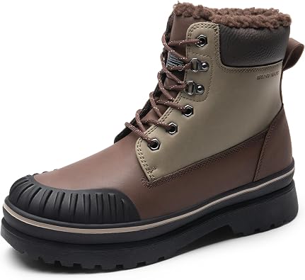 Bruno Marc Mens Snow Winter Insulated Waterproof Outdoor Boots