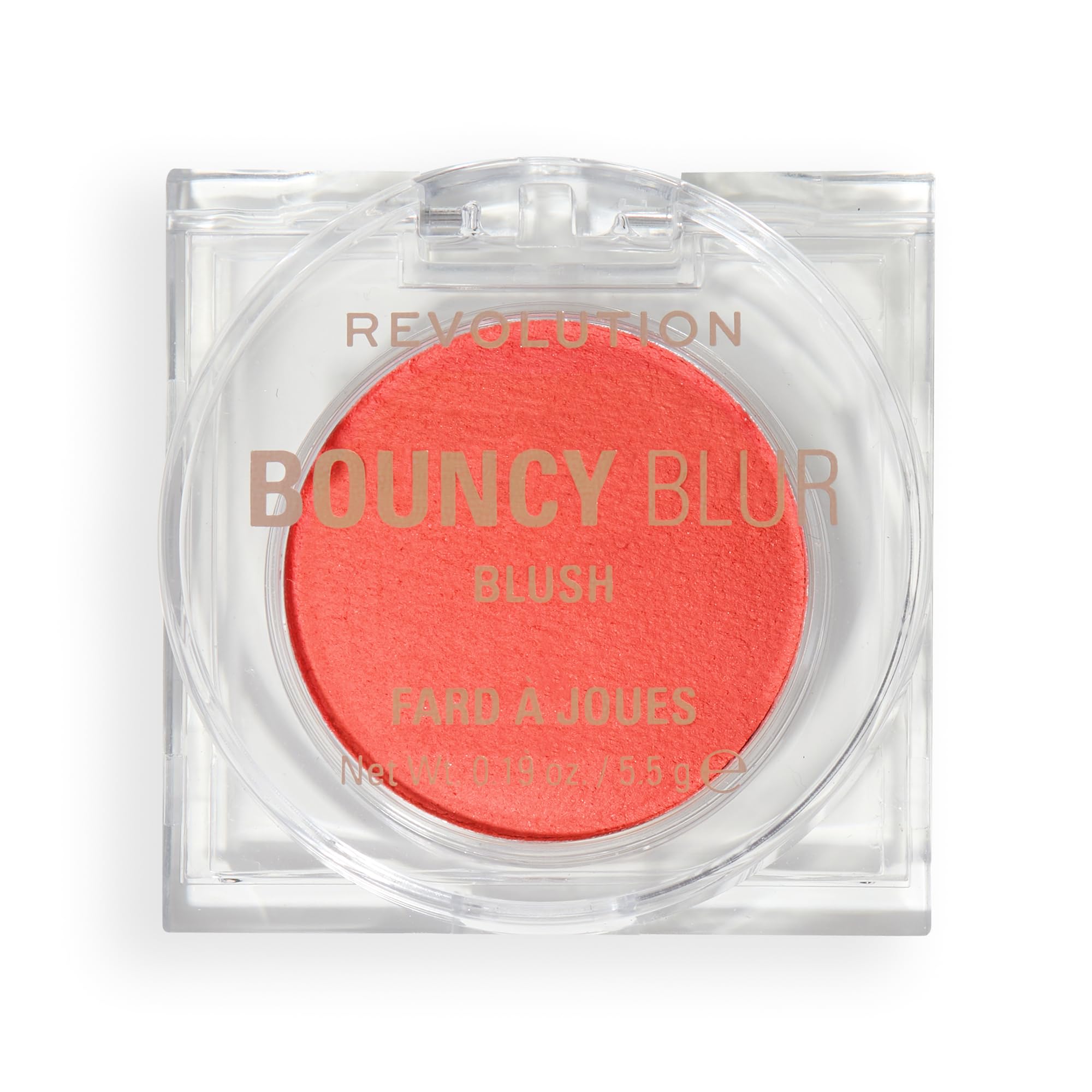 Revolution Bouncy Blur Blush, Cheek & Lip Makeup, Buildable & Blurring Formula, Coral Blur Burst, Vegan & Cruelty-Free