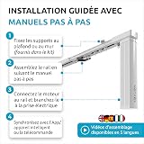 ABALON Rail à Rideaux Motorisé WiFi (4 mètres, blanc) - 5