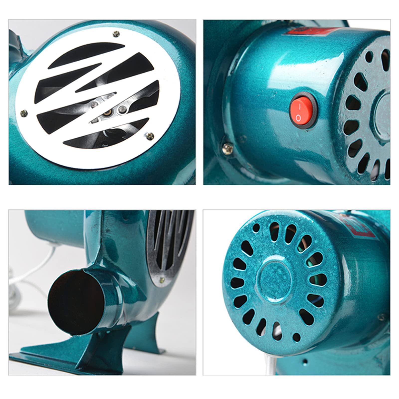 Dmuchawa odśrodkowa do grillowania, elektryczny wentylator zewnętrzny 12 V DC, kowal na kemping, piknik - 30 W/40 W/60 W/80 W/100 W