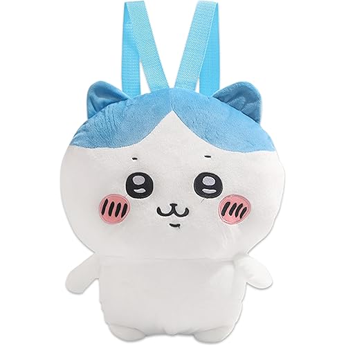 Roffatide Anime Cartoon Cute Hachiware Plush Doll Backpack Kawaii Lolita JK Women Bag Birthday Gifts Blue