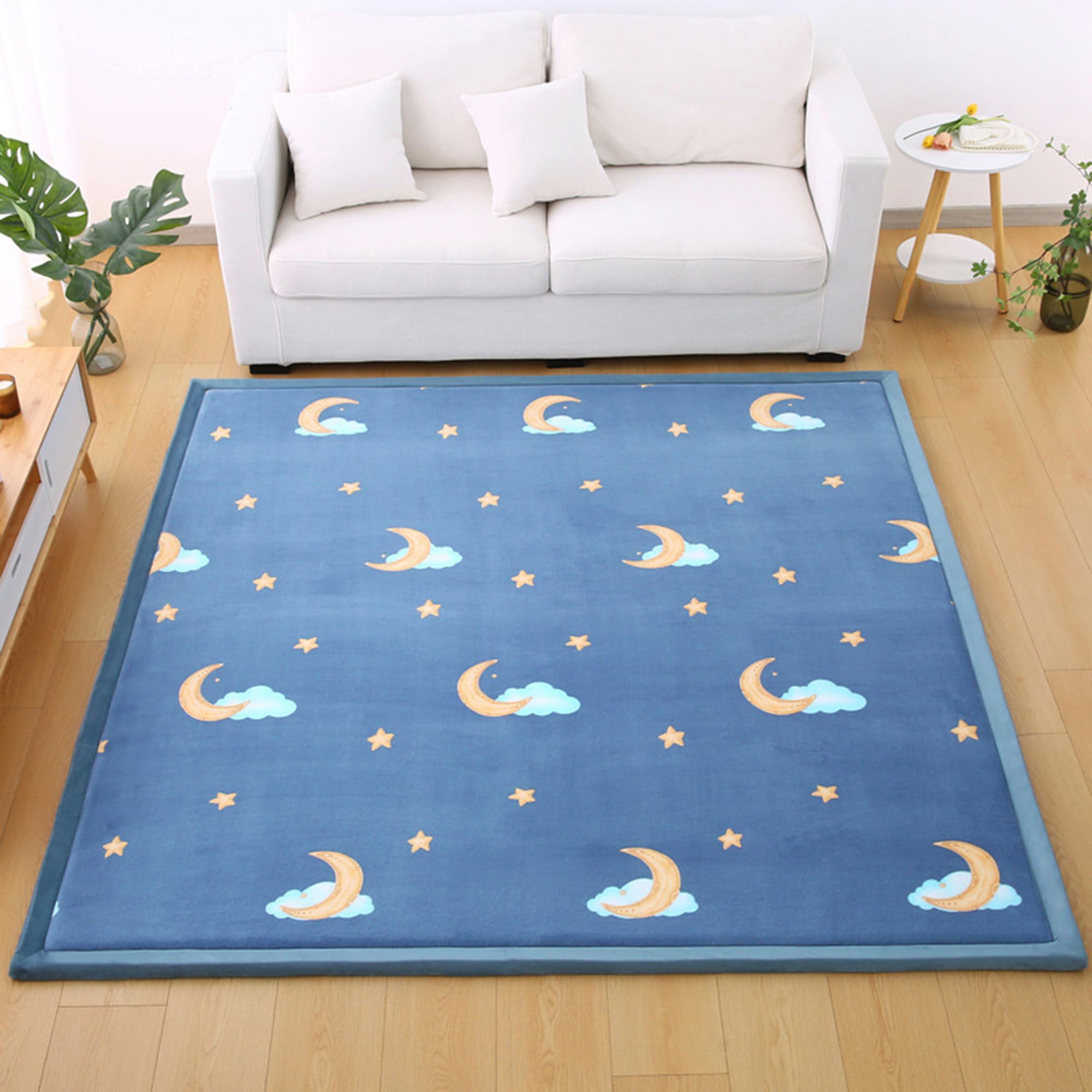 Grand tapis rectangulaire lavable 120x200 style 1 salon