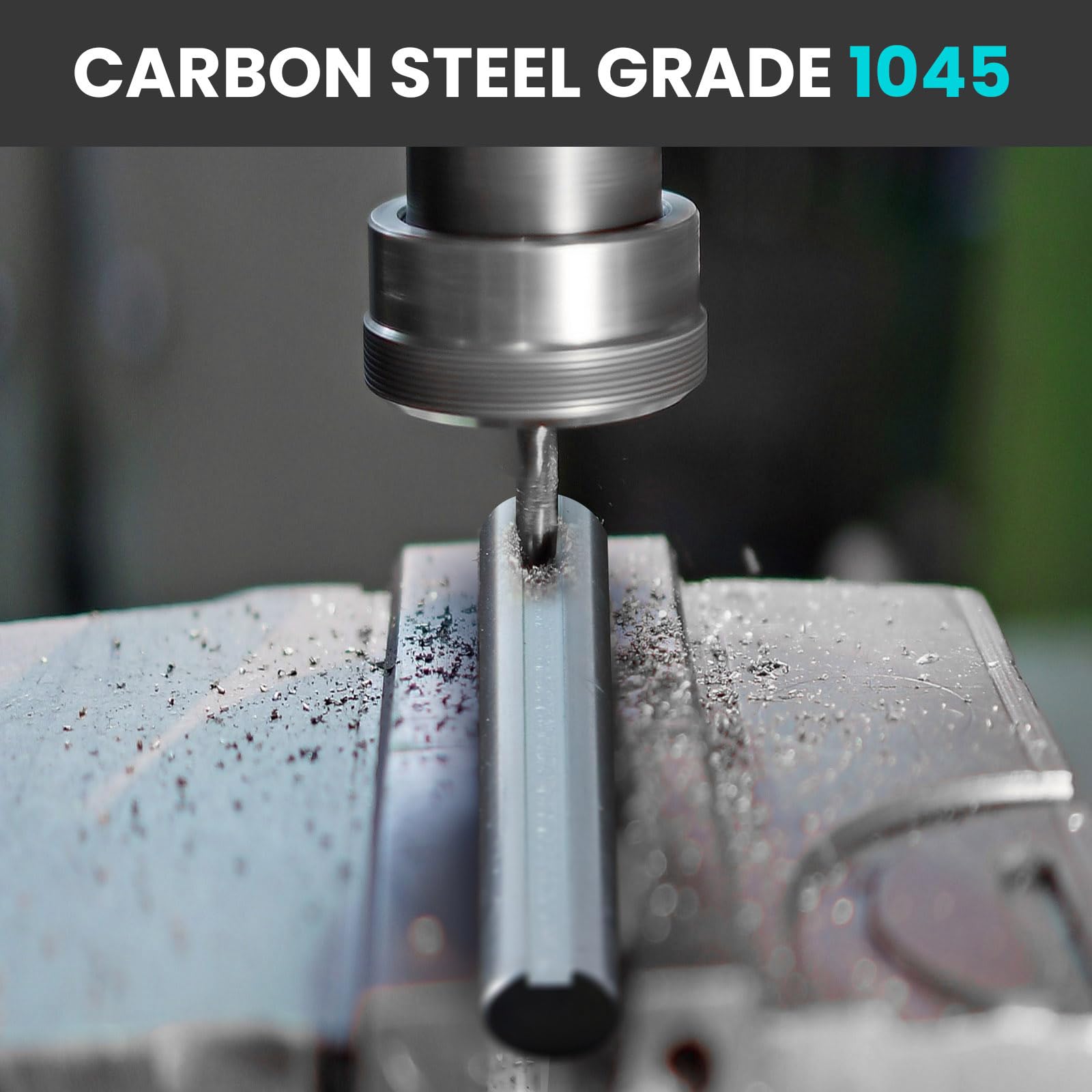 Hicarer Keyed Shaft - 5/8" Carbon Steel -5