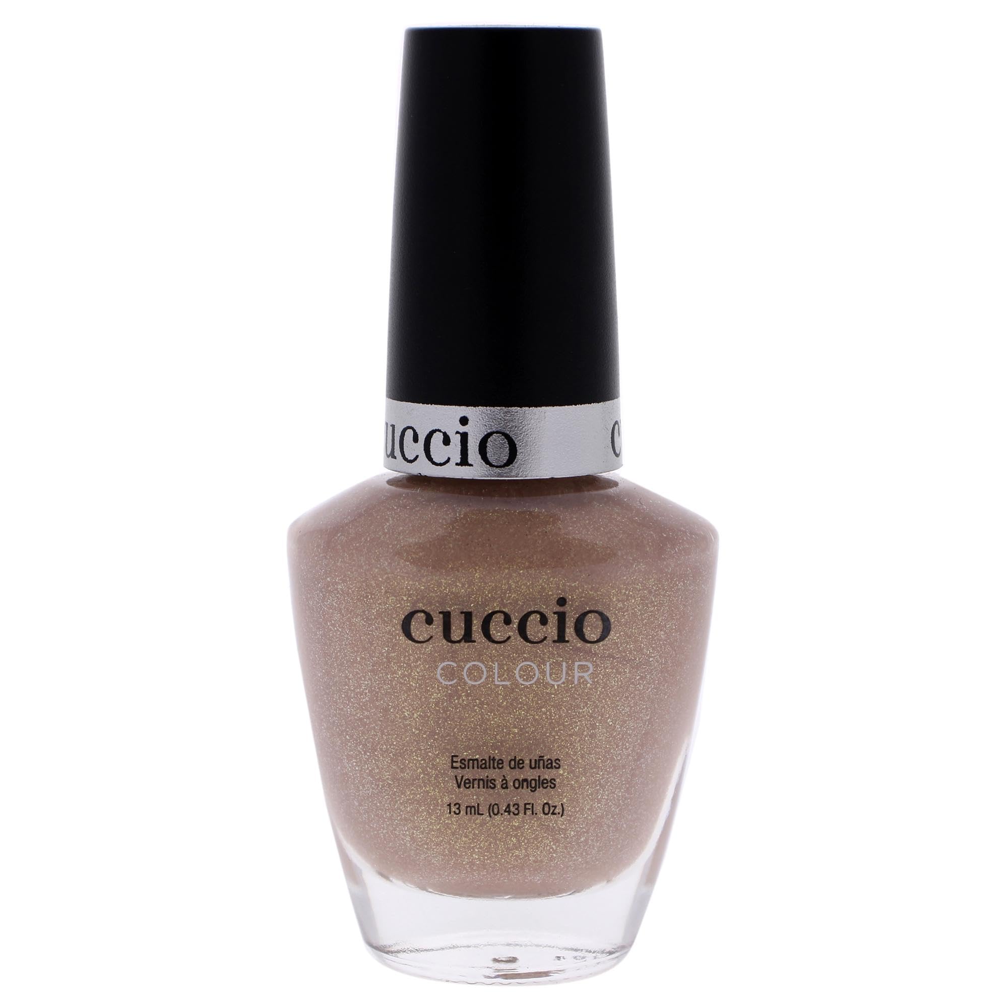 Cuccio Los Angeles Luscious Nail Lacquer Polish Nail Paint | Colour Light Brown with Gold Shimmer | 13ml | Long Lasting, Glossy, Vegan | Parben Free | No Yellowing | FREE from harmful Chemical - Tan-image-12