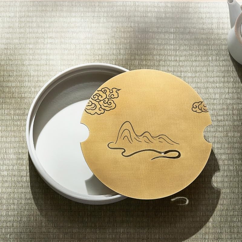 Tea Set Water Storage Household Tea Table Tea Tray, Modern Dry Brewing Table Ceramic Tea Table Chinese Tea Holder Tea Tray Chinese Tea Set,A-One Size