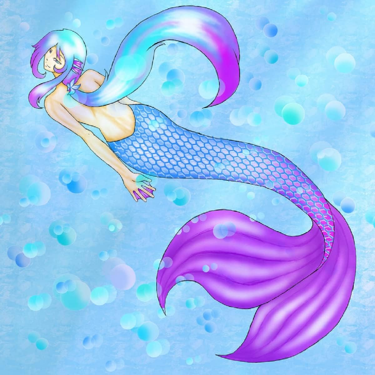 Twisted Mermaid Fragrance Oil (8 oz Bottle) for Candle Making, Soap Making, Tart Making, Room Sprays, Lotions, Car Fresheners, Slime, Bath Bombs, Warmers…