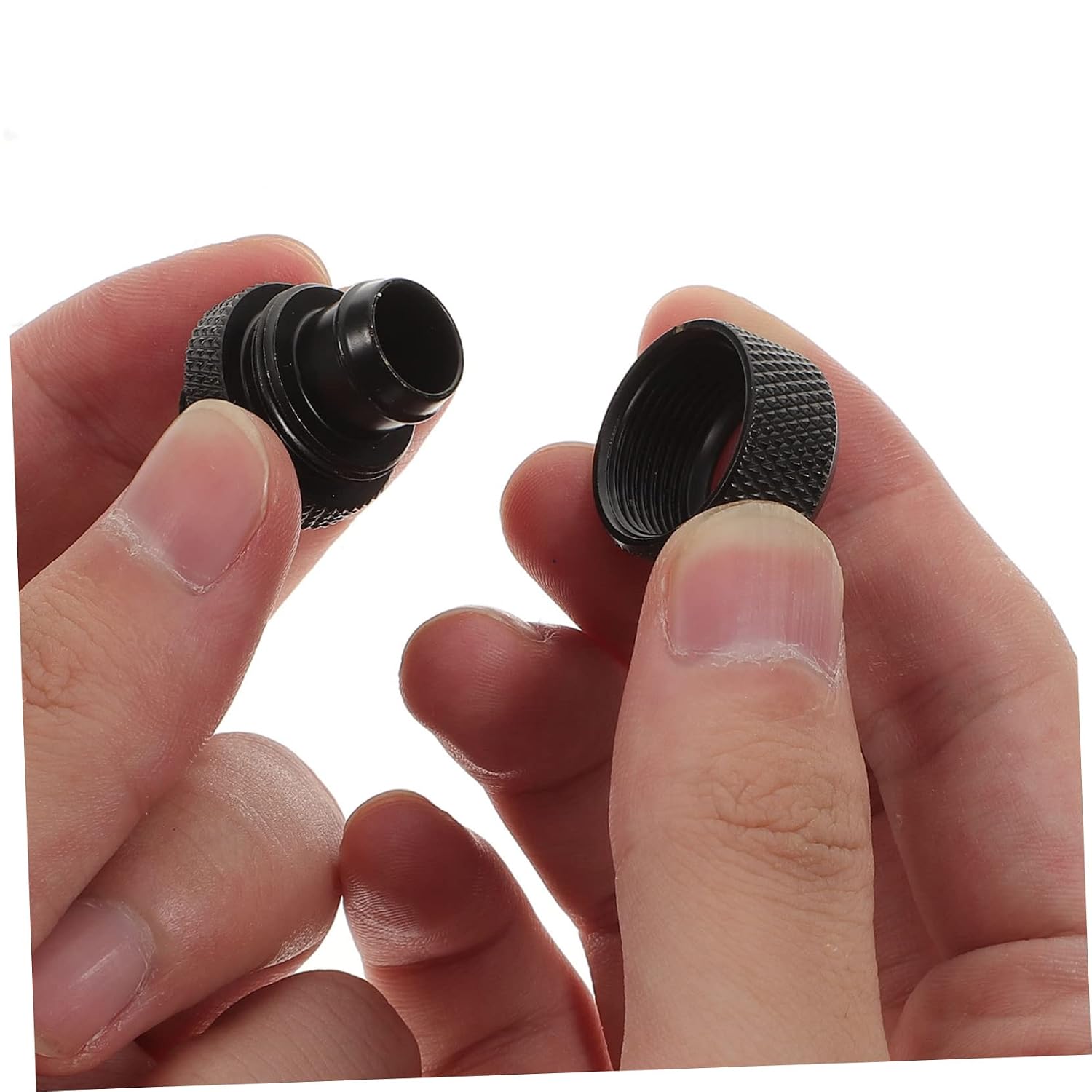 Tofficu 10pcs Water Cooling Compression Fittings Pc Thread Tube Connectors for Liquid Cooling Systems Sealing Easy to Install